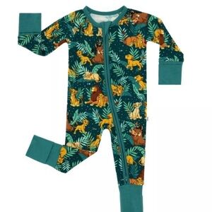 Little Sleepies Disney Simba Sky Zippy NWT 2T